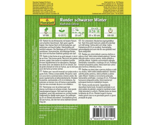 Samenpackung Winterrettich zur Winterernte