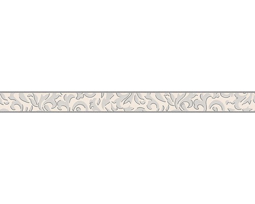 Bordüre 96209-1 Only Borders 996209-1 Ornament weiß 5 m x 5 cm Dekorfliese mit floralem Muster