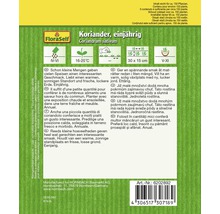 Verpackung einjährige Koriandersamen