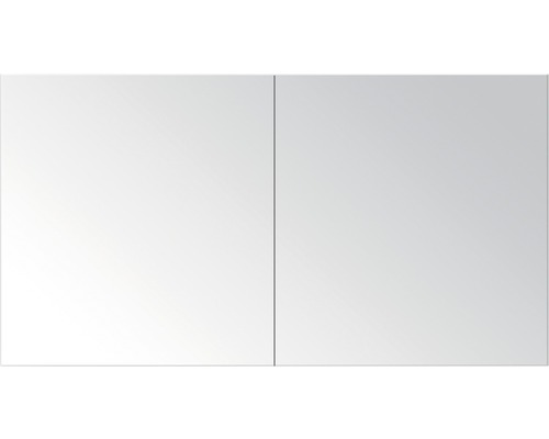 Spiegelschrank Sanox 100 x 13 x 65 cm weiß hochglanz 2-türig