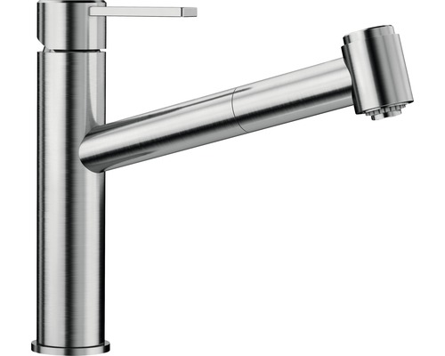 Küchenarmatur mit Handbrause Blanco Ambis-S edelstahl gebürstet 523119 Küchenarmatur mit Handbrause Blanco Ambis-S edelstahl gebürstet 523119