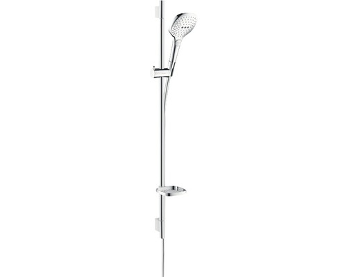 Brausegarnitur hansgrohe Raindance Select E 120 Unica'S Puro 90 chrom glänzend Brausestangenlänge 90 mm 26621000