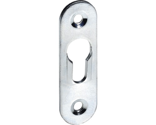 Schrankaufhänger mit Schlüssellochung verzinkt 42x15 mm 4 Stück