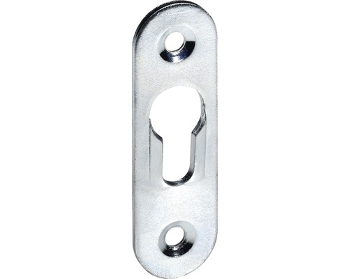 Schrankaufhänger mit Schlüssellochung verzinkt 62x19 mm 2 Stück Metallaufhänger mit Schlüsselloch für Bilderrahmen