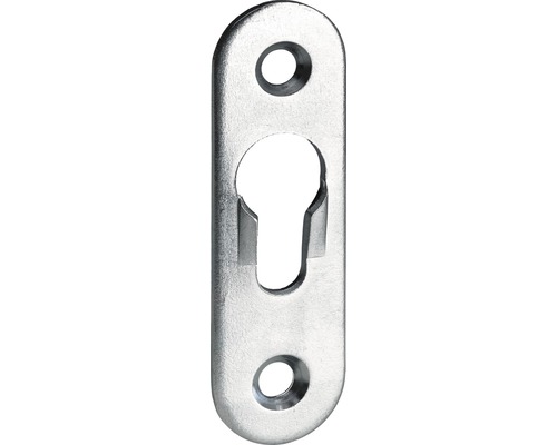 Metallbefestigungsplatte mit Schlüssellochaufhängung und Schraubenlöchern