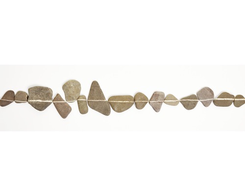 Küchenrückwand mySpotti Splash Stone Path 2200 x 600 mm SP-F1-1256 Reihe von Steinen mit weißen Linien