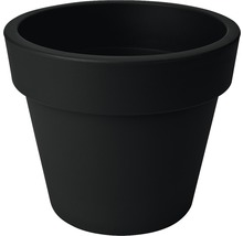 Schwarzer Pflanztopf
