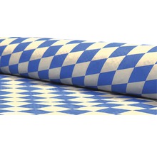 Rolle mit Rautenmusterstoff