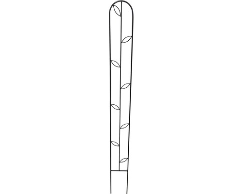 Pflanzenstütze aus Metall mit ovalen Dekorationen