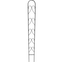 Rankhilfe aus Metall mit Herzmotiven