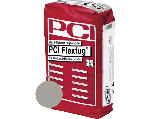 PCI Flexfug® Flexibilisierter Fugenmörtel für alle keramischen Beläge sandgrau 5 kg