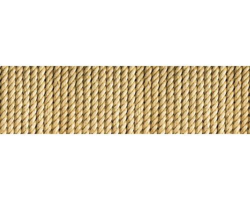 Küchenrückwand mySpotti Splash Ropes Seile 2200 x 600 mm SP-F1-1294 Nahaufnahme von gedrehtem Seil