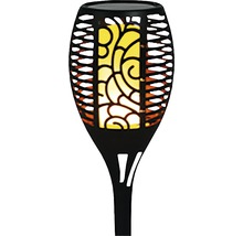 LED Fackel Lafiora 1 Stk. solarbetrieben außen H 75 cm gelb