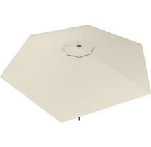 Sonnenschirm Mittelstockschirm Soluna Cessy Ø 300 cm Polyester (PES) ecru-thumb-6