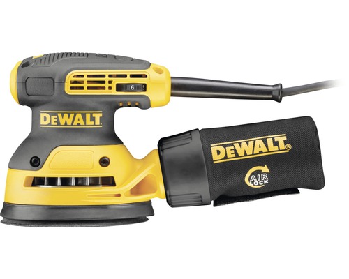 Exzenterschleifer DeWalt DWE6423-QS 280W 125 mm, inkl. Staubfangsack DeWalt Schwingschleifer mit Staubbeutel