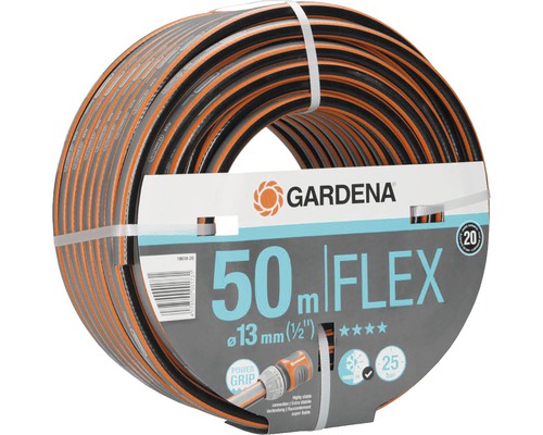Gartenschlauch GARDENA Comfort FLEX 1/2", 50 m Gardena Flex Gartenschlauch, 50 Meter lang, 13 Millimeter Durchmesser
