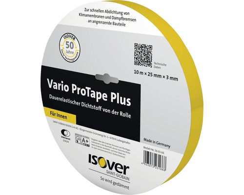 ISOVER Dauerelastischer Dichtstoff Vario® ProTape Plus von der Rolle für innen 10 m x 25 mm-0