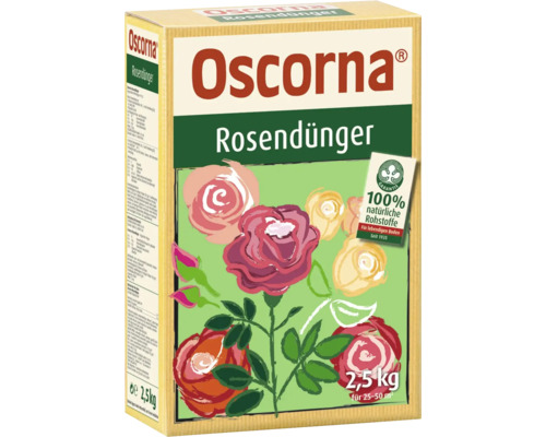 Rosendünger Oscorna organischer Dünger 2,5 kg Oscorna Rosendünger Packung, 2,5 Kilogramm