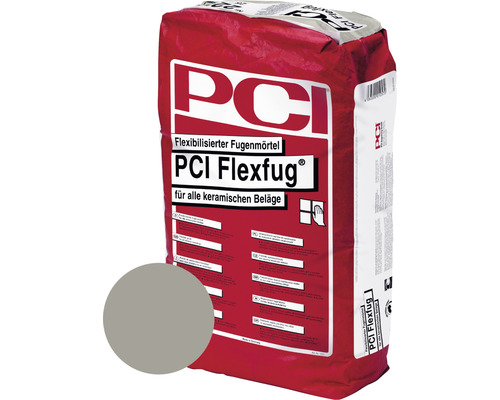 PCI Flexfug® Flexibilisierter Fugenmörtel für alle keramischen Beläge sandgrau 25 kg