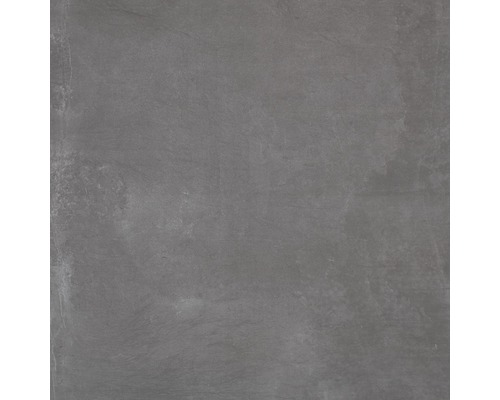FLAIRSTONE Feinsteinzeug Terrassenplatte Modern Dark rektifizierte Kante 90 cm x 90 cm x 2 cm Graue Bodenfliese