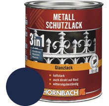 HORNBACH Metallschutzlack 3in1 glänzend blau 250 ml