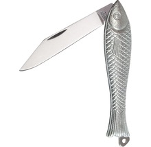 Taschenmesser mit Fischgriff und geöffneter Klinge