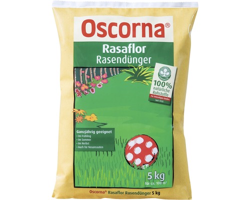 Rasendünger Oscorna Rasaflor organischer Dünger 5 kg 100 m² Rasendünger Oscorna Rasaflor organischer Dünger 5 kg 100 m²