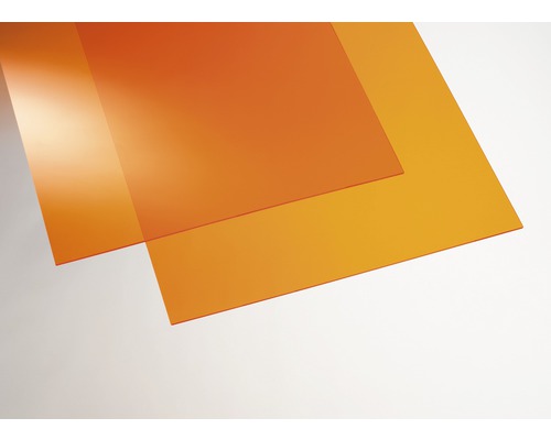 Acrylcolorplatte 3x1520x2050 mm glatt orange