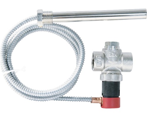SYR Thermische Ablaufsicherung DN 20 mit Kapillarrohr 1.3 Meter 3065.20.000 Fühlerelement mit Thermostatventil für Heizungsanlagen