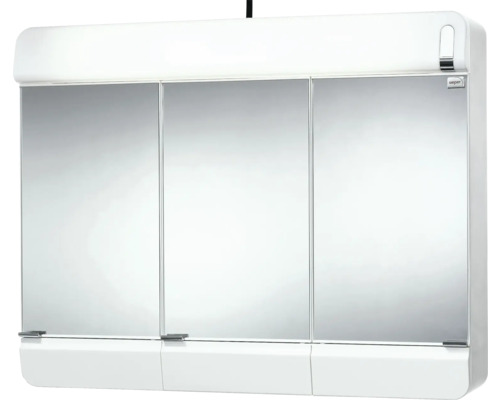 LED Spiegelschrank Sieper Alida weiß 68,5x54,5 cm IP20 inkl. LED Lichtleiste-0