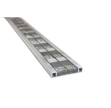 Mosaik Abschlussprofil aus Metall