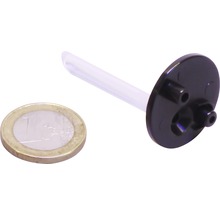 Dosierpipette neben einer Ein-Euro-Münze