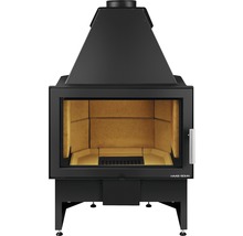 Kaminofen mit Sichtfenster und Haas+Sohn Logo