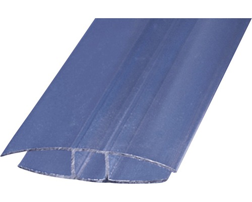 Gutta Polycarbonat H-Profil 6 mm für Doppelstegplatten L = 6000 mm Profilleiste für Doppelstegplatten