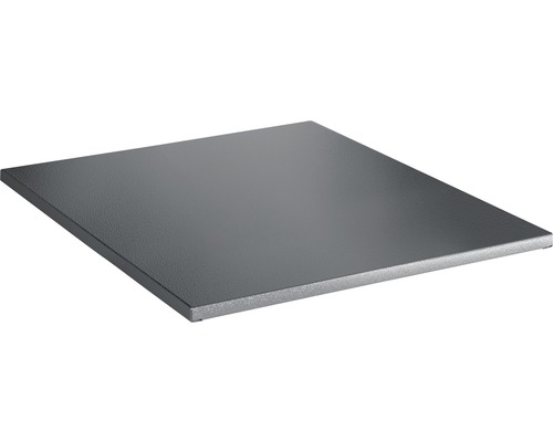 Vario Fachboden Schulte Stecksystem Profi 60x50 cm küppergrau Graue Arbeitsplatte