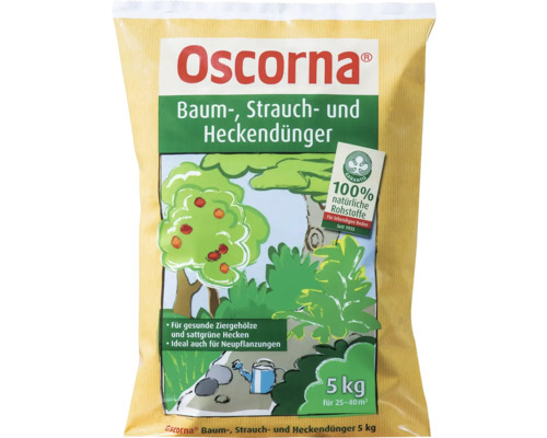 Baum, Strauch, und Heckendünger Oscorna organischer Dünger 5 kg Oscorna Baum Strauch und Heckendünger im 5 Kilogramm Sack
