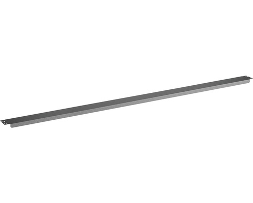 Vario Längenriegel Schulte Stecksystem Profi 120 cm küppergrau Entwässerungsrinne aus Metall