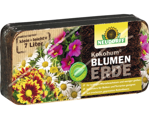 Blumenerde Kokoserde Neudorff Kokohum 7 L