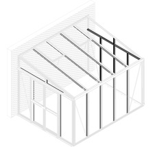 Pavillon-Nachrüstsatz Vitavia Helena, Athena 7000 weiß