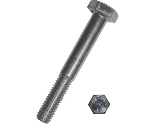 Stahlschraube DIN 931 M12X60 mm Edelstahl A2, 50 Stück