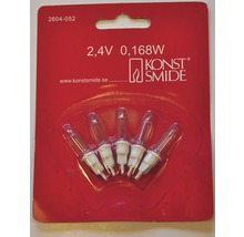 Konstsmide Ersatzglühlampen 2,4V 0,168W, 5 Stück