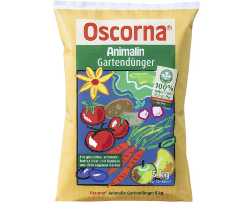 Gartendünger Animalin Oscorna organischer Dünger 5 kg Oscorna Animalin Gartendünger 5 kg Packung