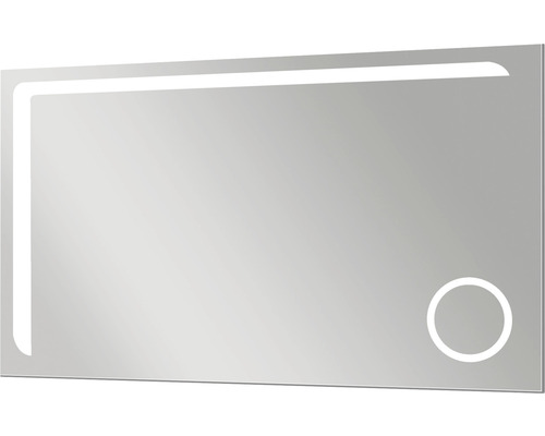 Rechteckiger Badezimmerspiegel mit LED Beleuchtung