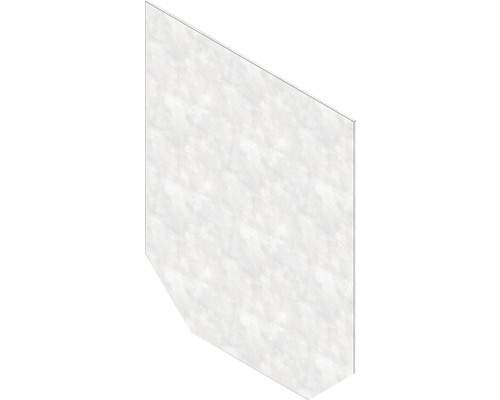 Hauraton Faserfix KS 150 Stirnwand geschlossen verzinkt Typ 010 210 mm x 265 mm Dekorplatte mit Steindekor für den Innenausbau