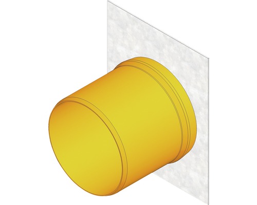 Hauraton Faserfix KS 150 Stirnwand mit Kunststoffauslauf verzinkt Typ 01-010 210 x 265 mm