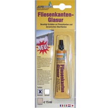 Alpin Chemie Fliesenkantenglasur zur Reparatur von Fliesenkanten und Keramikoberflächen