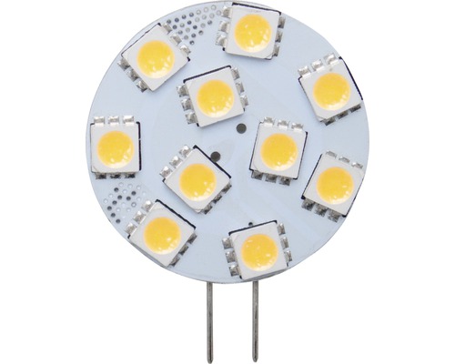 Ampoule LED mate G4/1W(10W) 115 lm 2700 K blanc chaud 12V - HORNBACH