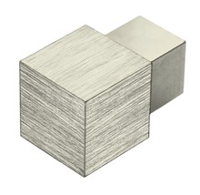 Eckstück Dural Squareline Aluminium Titan gebürstet 9 mm-thumb-0
