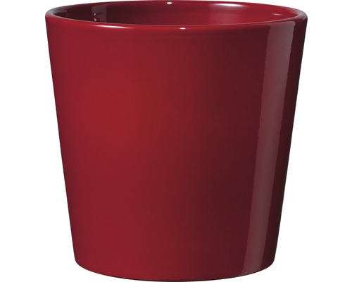 Roter Pflanztopf