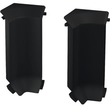 Innenecken für Hartschaum-Sockelleiste schwarz 60 mm-thumb-0